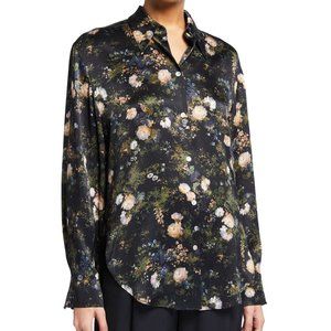 Vince Rose Field Silk Blouse